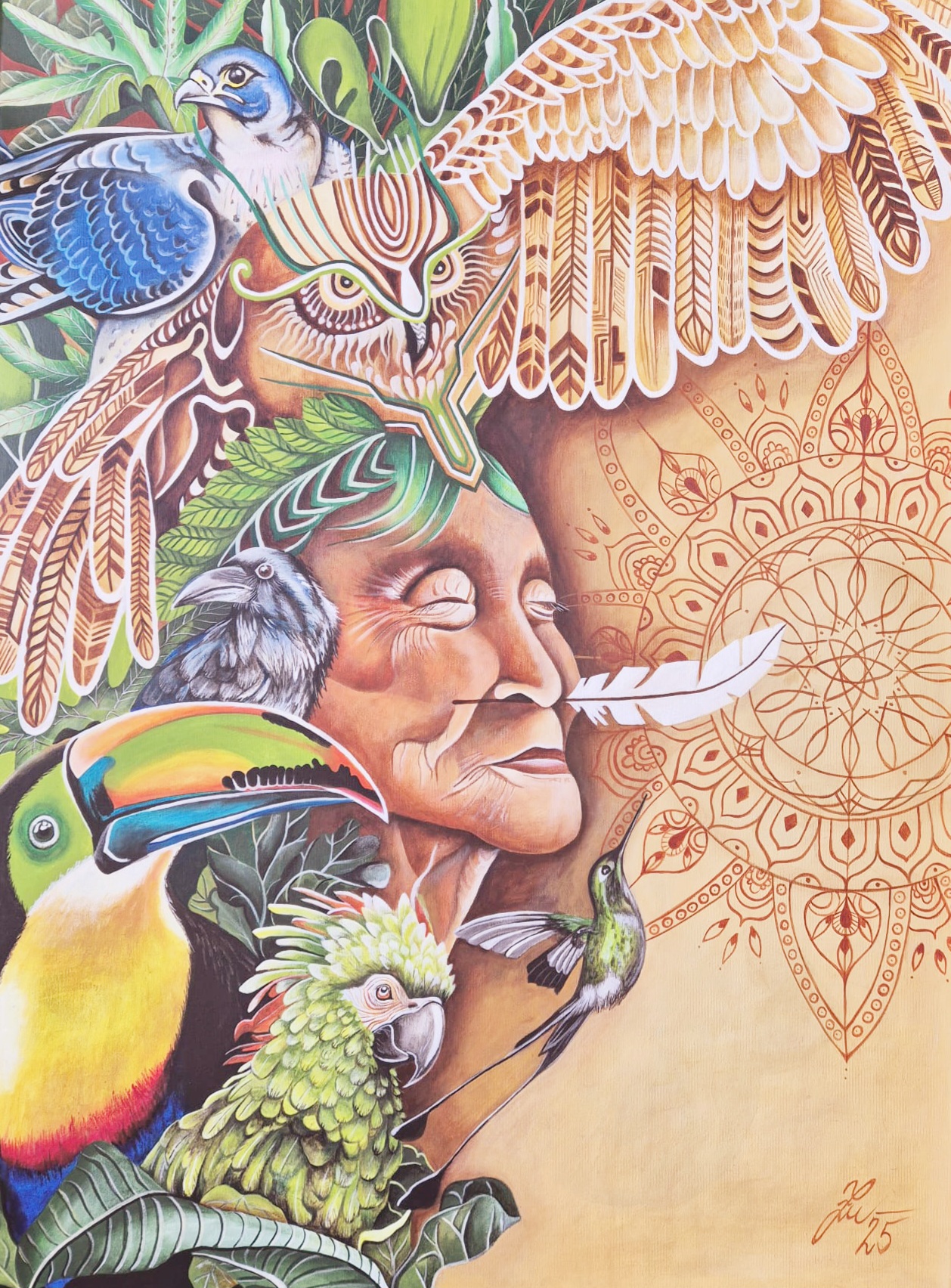 Záchrana ztracené duše 70 x 100 cm