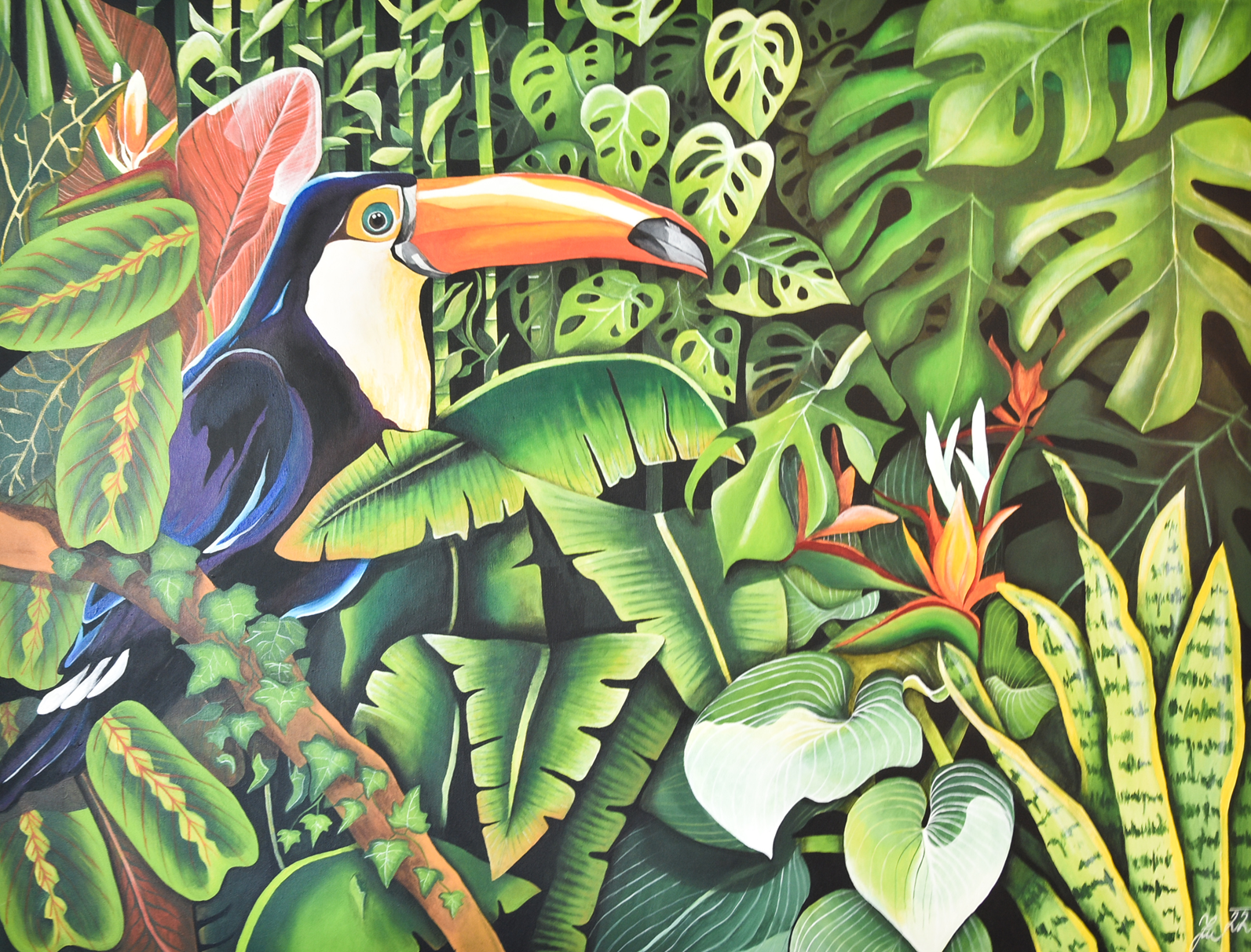 Tukan 100 x 130 cm